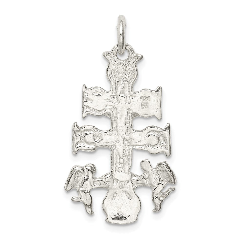 Sterling Silver Cara Vaca Crucifix Pendant