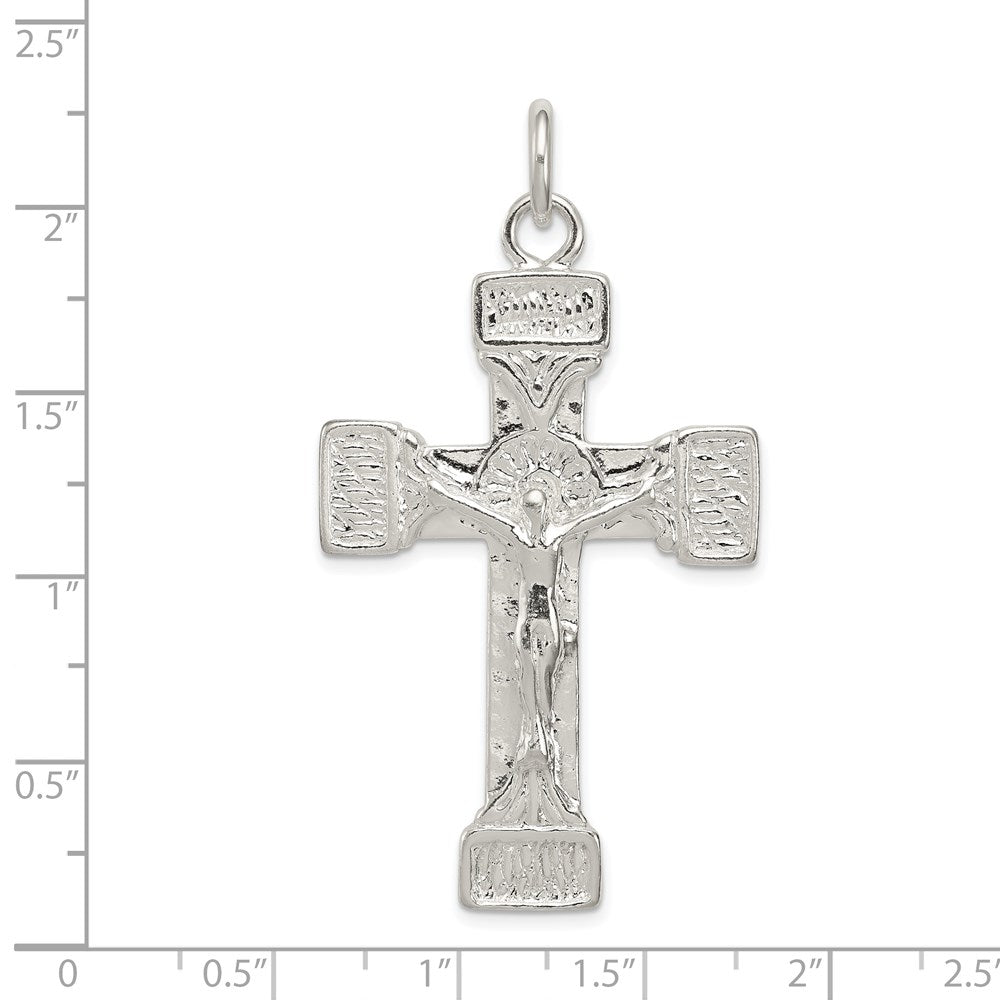 Sterling Silver Latin Crucifix Pendant