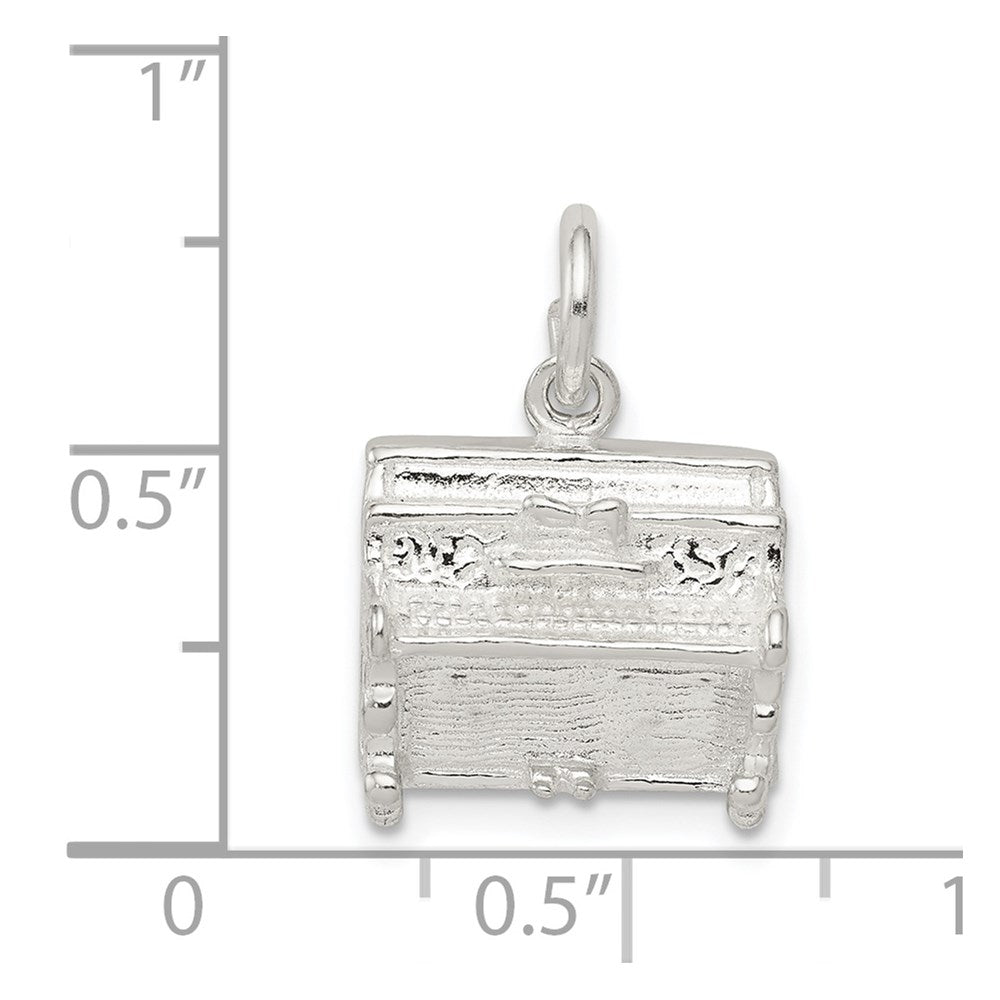 Sterling Silver Piano Charm