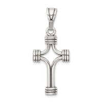 Sterling Silver Antiqued Cross Pendant