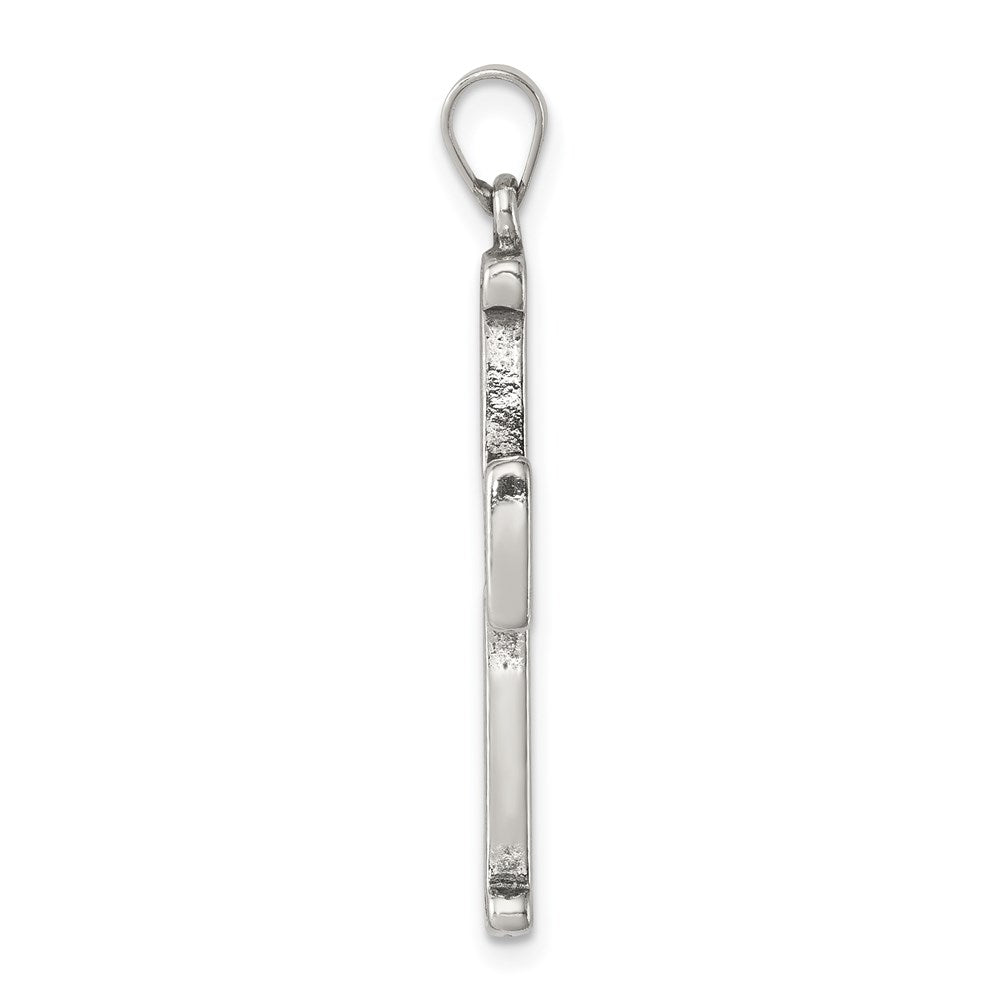 Sterling Silver Antiqued Cross Pendant