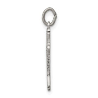 Sterling Silver Antiqued Cross Charm