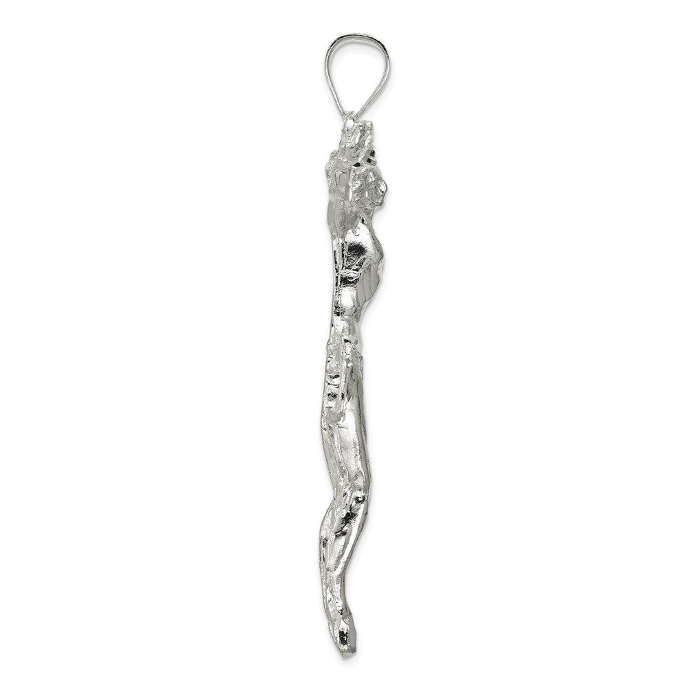 Sterling Silver Corpus (Crucified Christ) Pendant