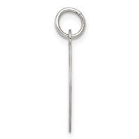Sterling Silver Rhodium-plated Happy Birthday Disc Charm