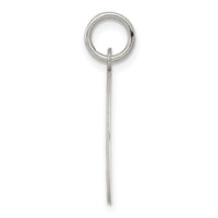 Sterling Silver Rhodium-plated Happy Anniversary Disc Charm