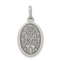 Sterling Silver Antiqued Miraculous Medal