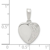 Sterling Silver Heart Pendant