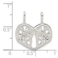 Sterling Silver Mother/Daughter Break apart Charm