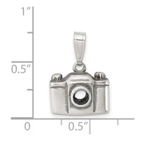Sterling Silver Antiqued Camera Charm