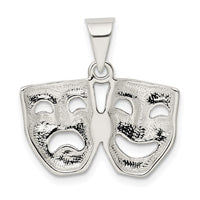 Sterling Silver Comedy/Tragedy Charm