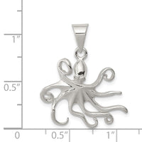 Sterling Silver Octopus Charm