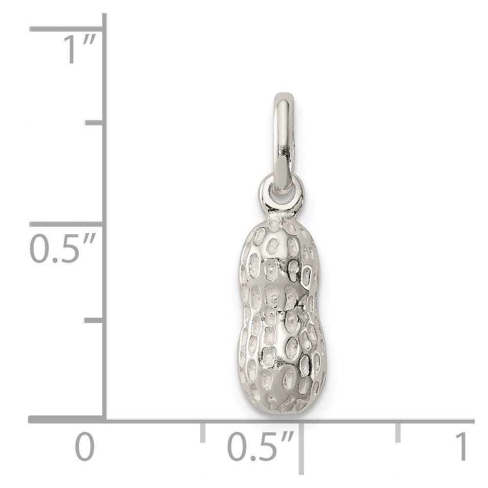 Sterling Silver Peanut Charm