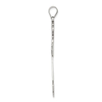 Sterling Silver Antiqued Cross Pendant