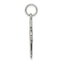 Sterling Silver Antiqued Cross Charm