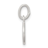 Sterling Silver D/C Cherub Disk Charm