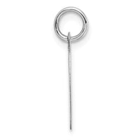 Sterling Silver Rhodium-plated Script Letter C Initial Charm