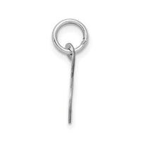 Sterling Silver Rhodium-plated Letter S Initial Charm