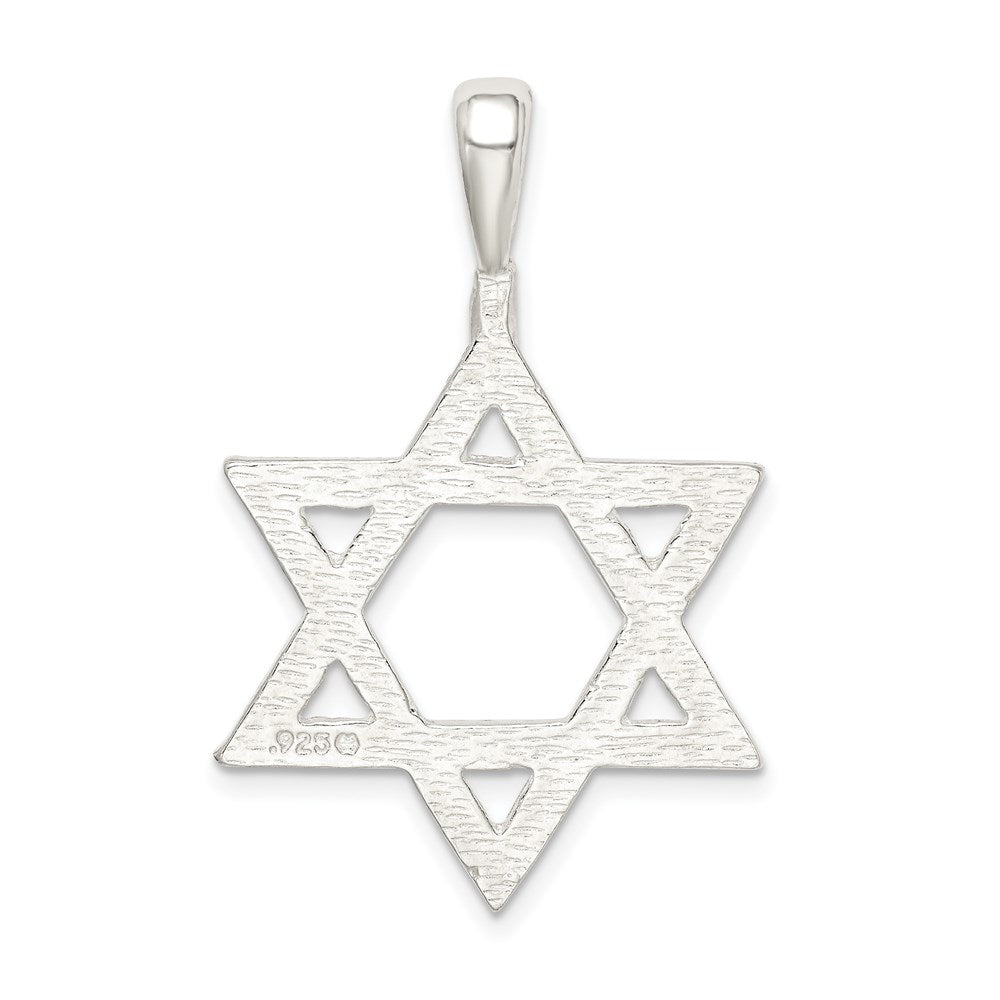 Sterling Silver Star of David Charm