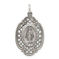 Sterling Silver Antiqued Miraculous Medal