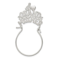 Sterling Silver #1 Grandmother Charm Holder