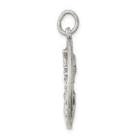 Sterling Silver Antiqued Our Lady of the Holy Scapular Medal
