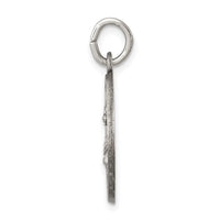 Sterling Silver Antiqued Saint Lucy Medal