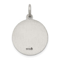 Sterling Silver Antiqued Saint Lucy Medal