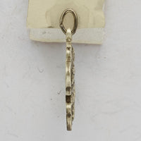 Sterling Silver Antiqued Reservible 4-way Medal