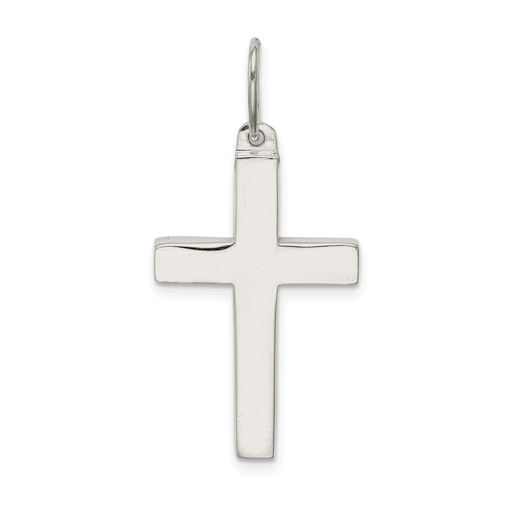 Sterling Silver Polished Cross Pendant