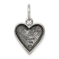 Sterling Silver Antiqued Hope Pendant