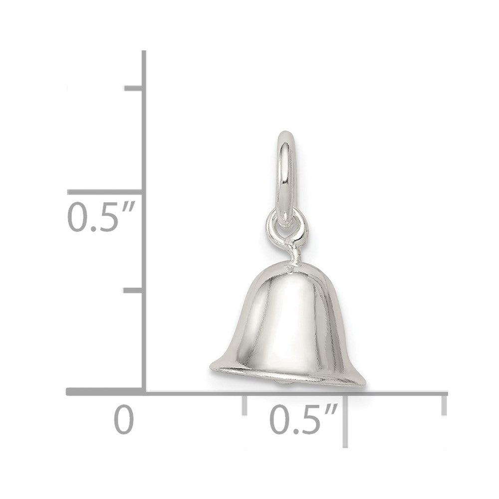 Sterling Silver Moveable Bell Charm