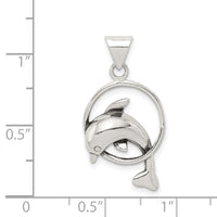 Sterling Silver Dolphin Charm