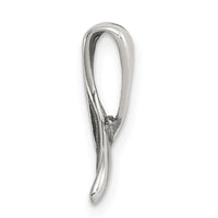 Sterling Silver Small Whale Tail Pendant