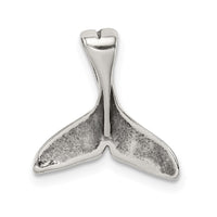 Sterling Silver Small Whale Tail Pendant