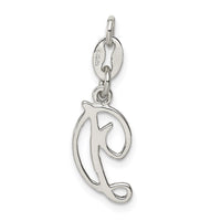 Sterling Silver Letter D Initial Charm