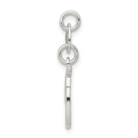 Sterling Silver Letter T Initial Charm