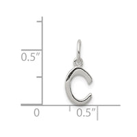 Sterling Silver Letter C Initial Charm