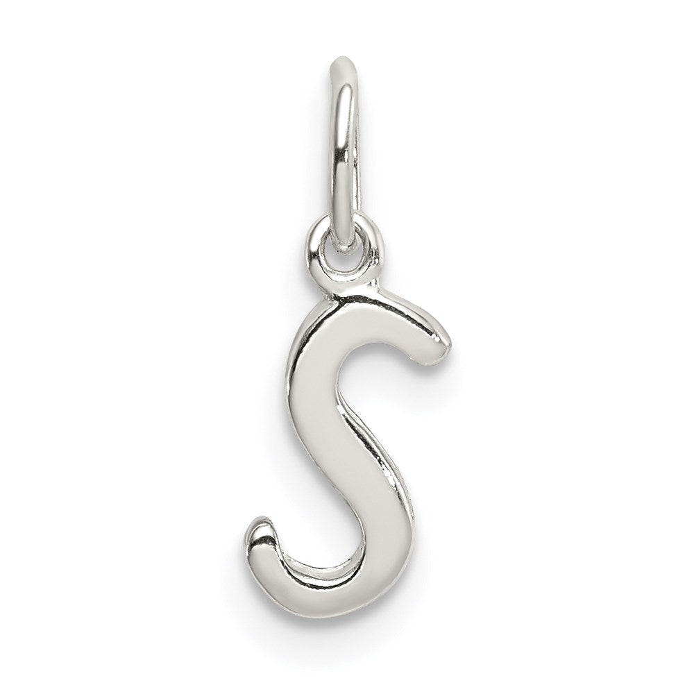 Sterling Silver Letter S Initial Charm
