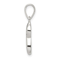 Sterling Silver Letter S Initial Pendant