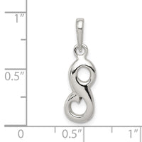 Sterling Silver Letter S Initial Pendant