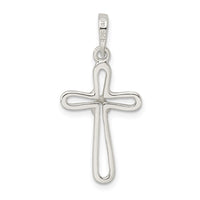 Sterling Silver Polished Cross Pendant