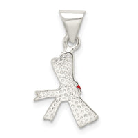 Sterling Silver Enameled Diploma Charm