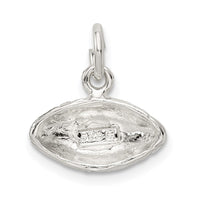 Sterling Silver Football Charm