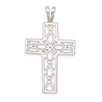 Sterling Silver Polished Cross Pendant