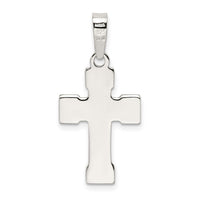 Sterling Silver Polished Cross Pendant
