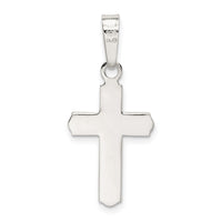 Sterling Silver Polished Cross Pendant