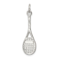 Sterling Silver Tennis Racquet Charm