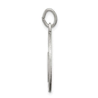 Sterling Silver Satin Antiqued 2-Piece Mizpah Pendant