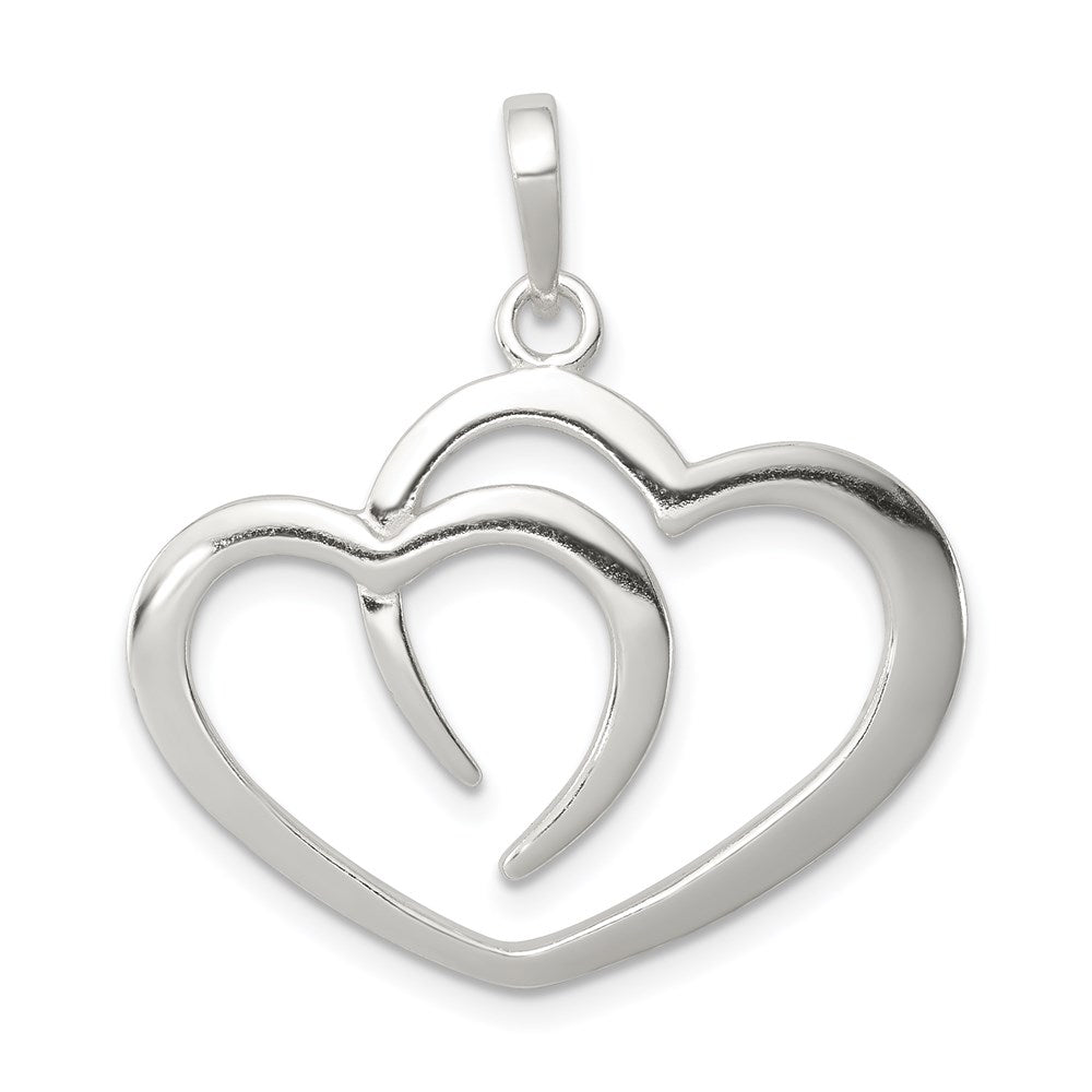 Sterling Silver Polished Heart Pendant