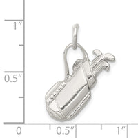 Sterling Silver Golf Bag Charm